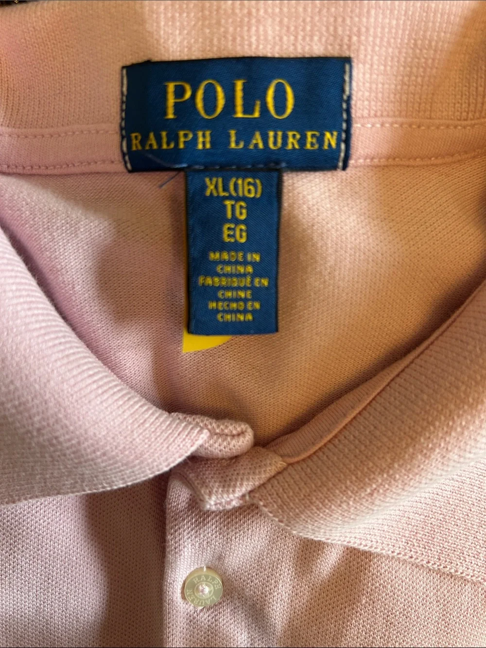 Ralph Lauren Pink Polo Dress with Blue Pony